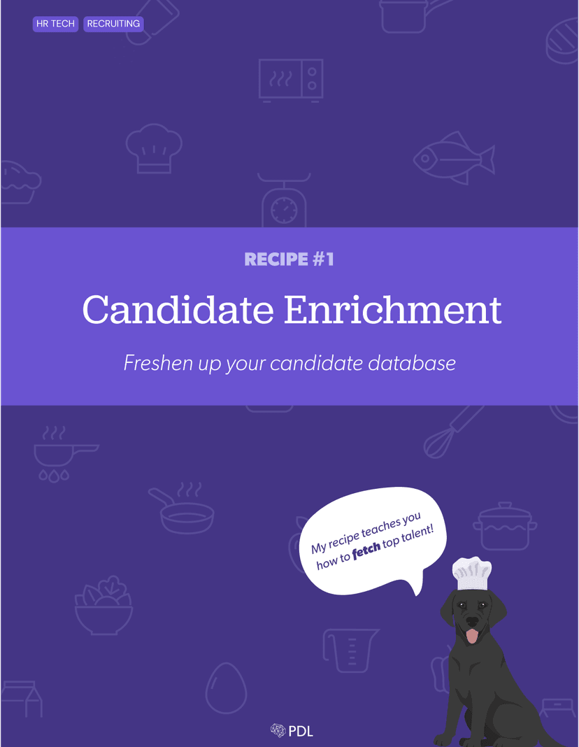 PDF Cover - Recipe - Candidate Enrichment