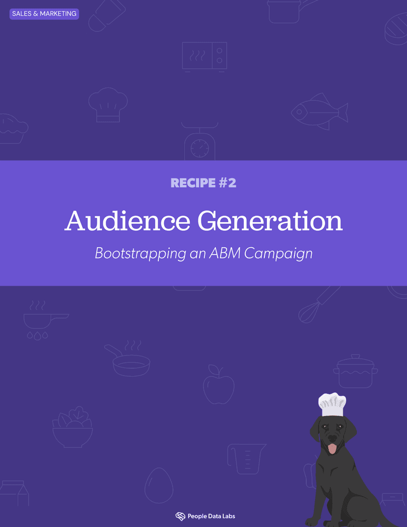 PDF Cover - Recipe - Custom Audience Generation