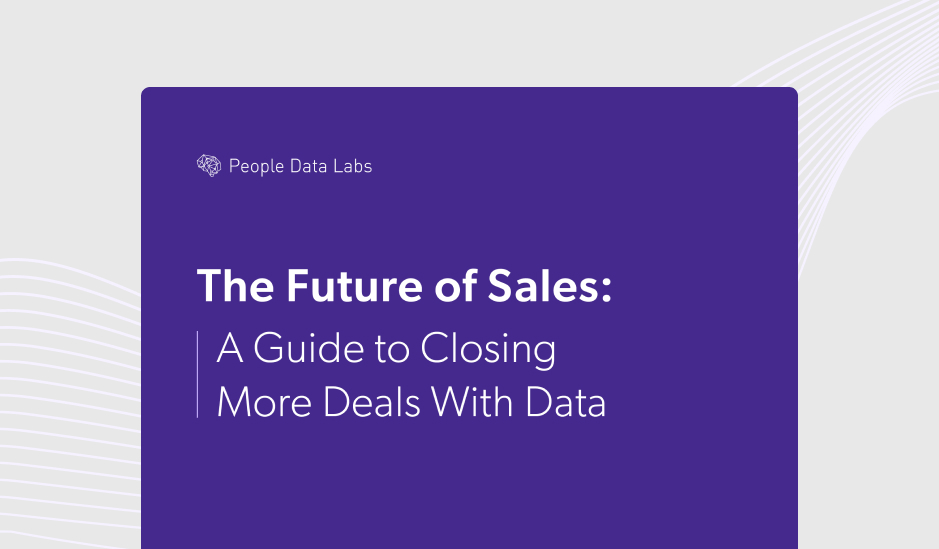 PDF Cover - The Future of Sales: A Guide to Closing More Deals With Data